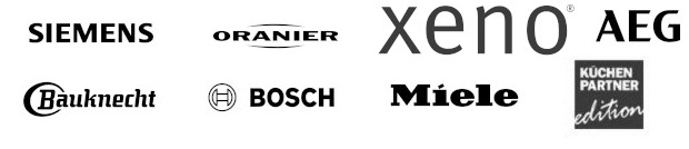 Logos der Gerätehersteller