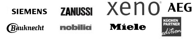 Logos der Gerätehersteller